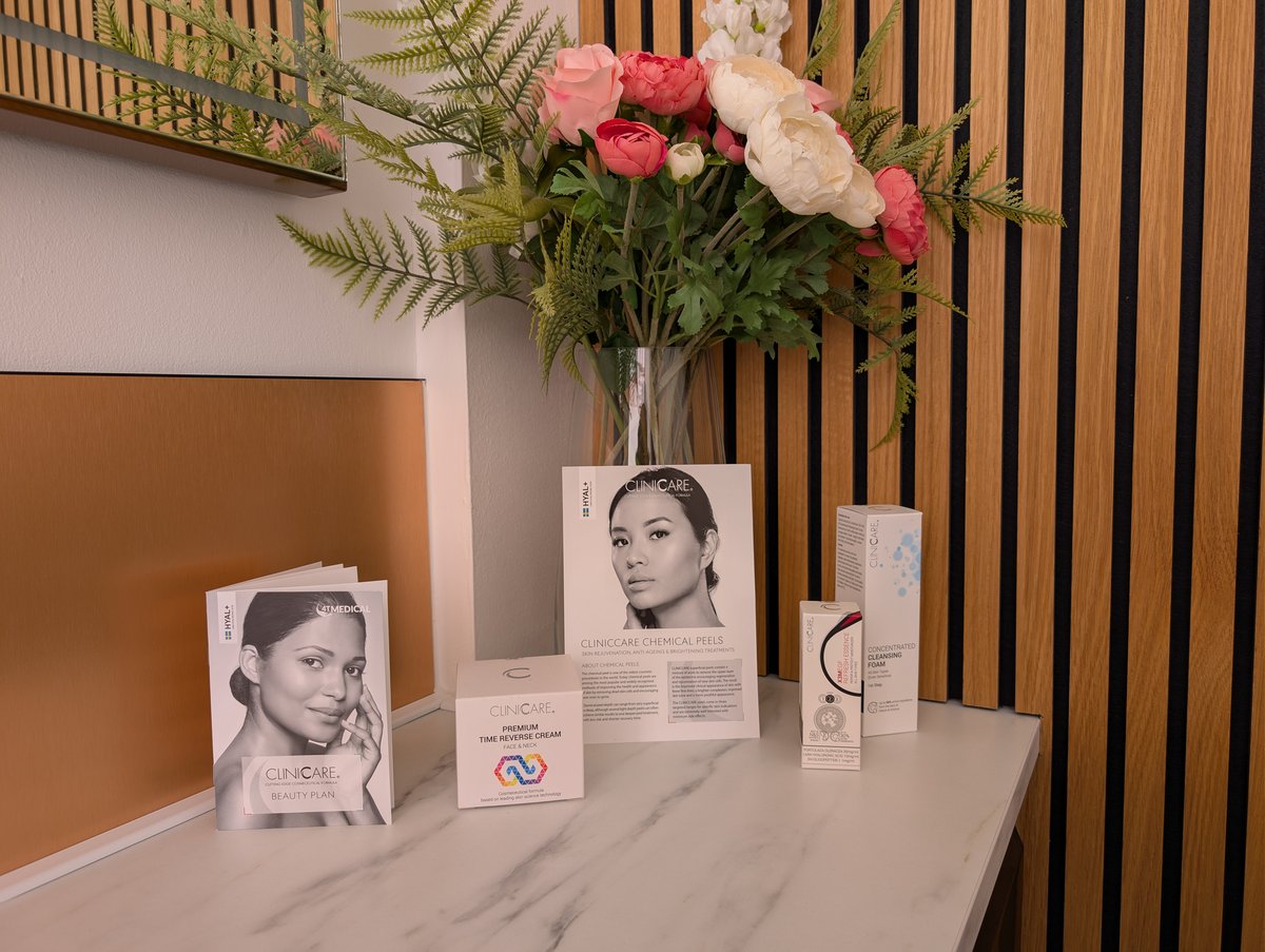 CLINICCARE professional skincare product range at Aesthete Beauty Dundee
