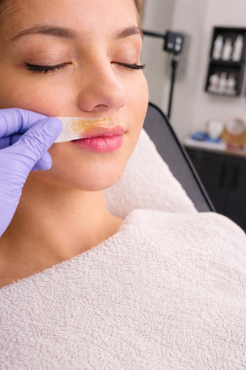 Upper lip waxing treatment at Aesthete Beauty Dundee