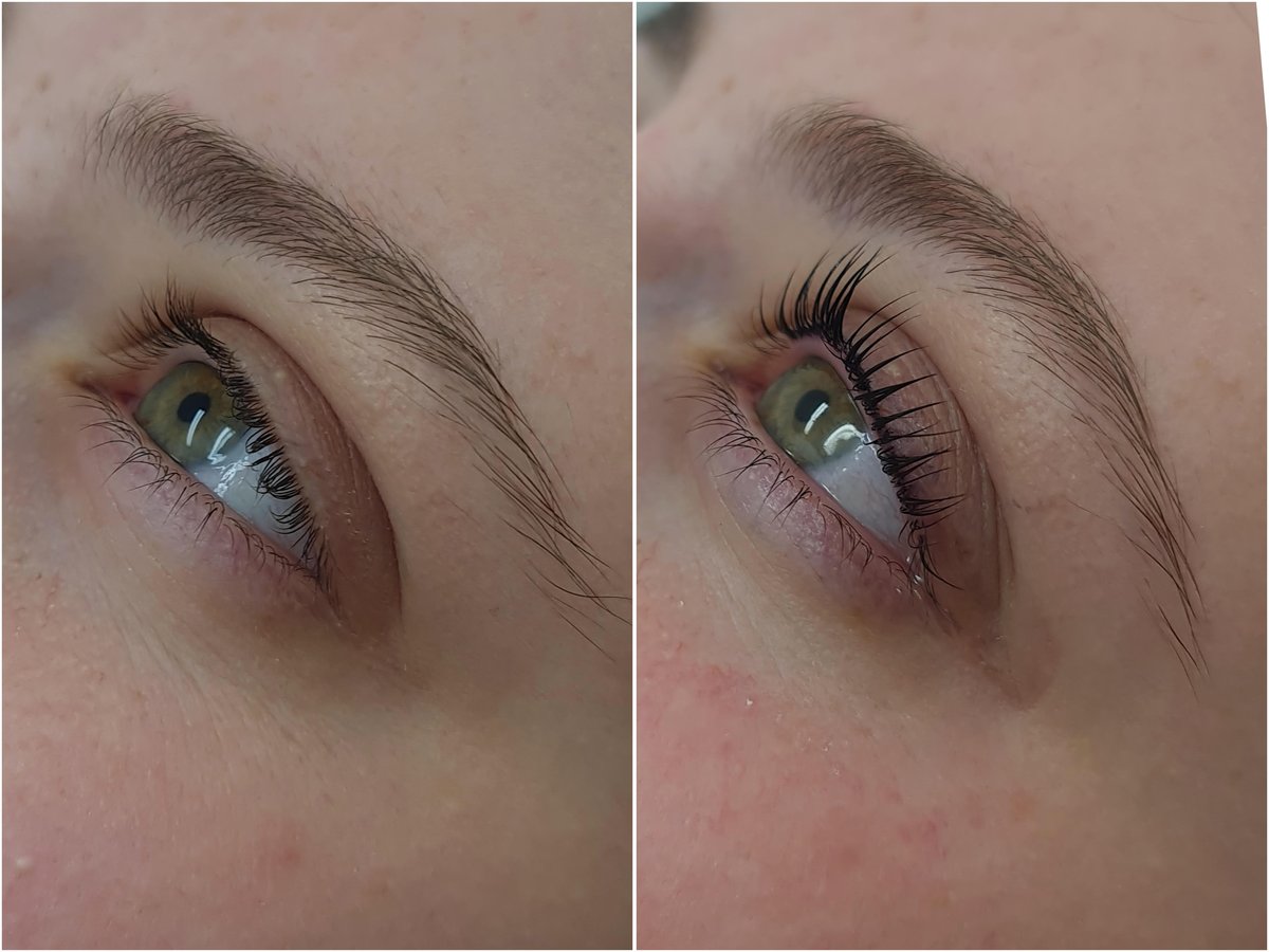 Open eye lash tint result in Dundee