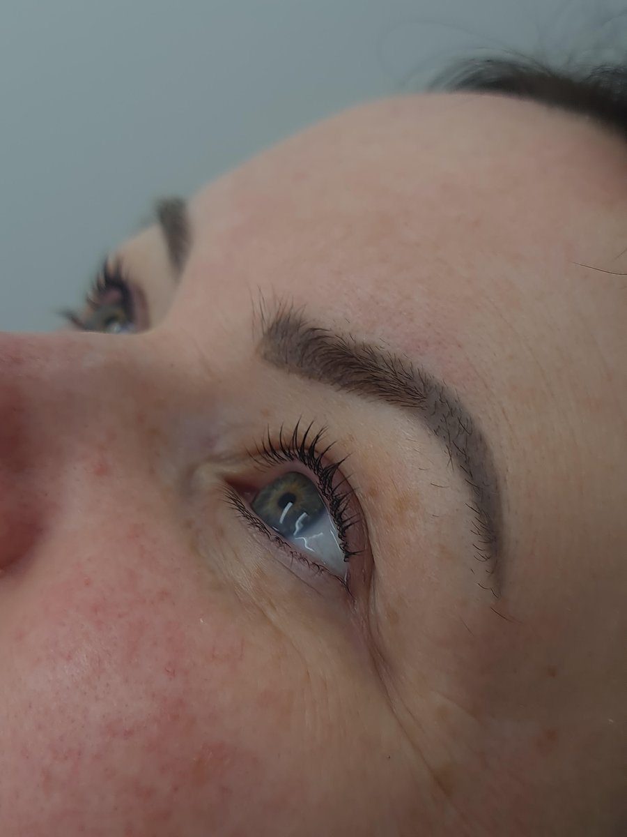 Tinted eyelashes result at Aesthete Beauty Dundee