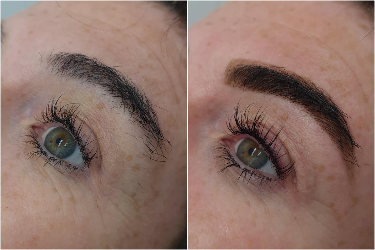 Lash lift with brow treatment in Dundee