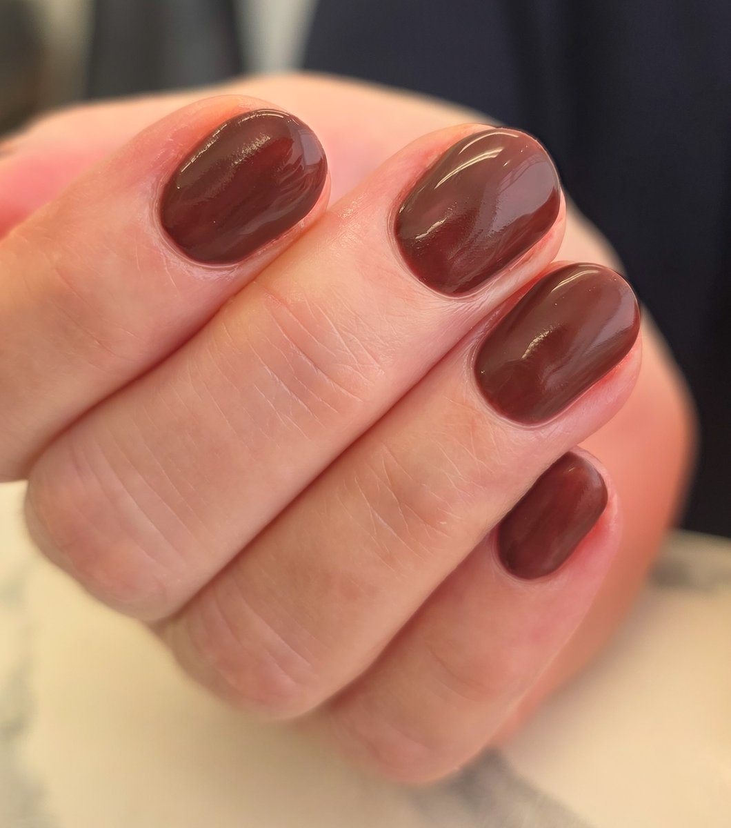 Gel polish manicure with colour at Aesthete Beauty Dundee