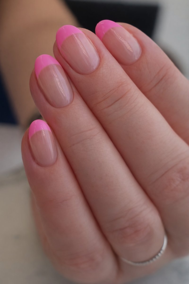 Pink French manicure in Dundee