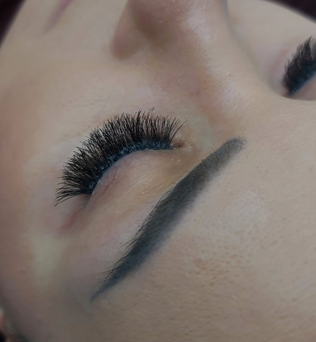 Weekend cluster lashes applied at Aesthete Beauty Dundee